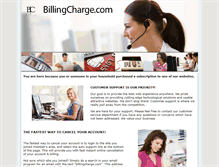 Tablet Screenshot of billingcharge.com
